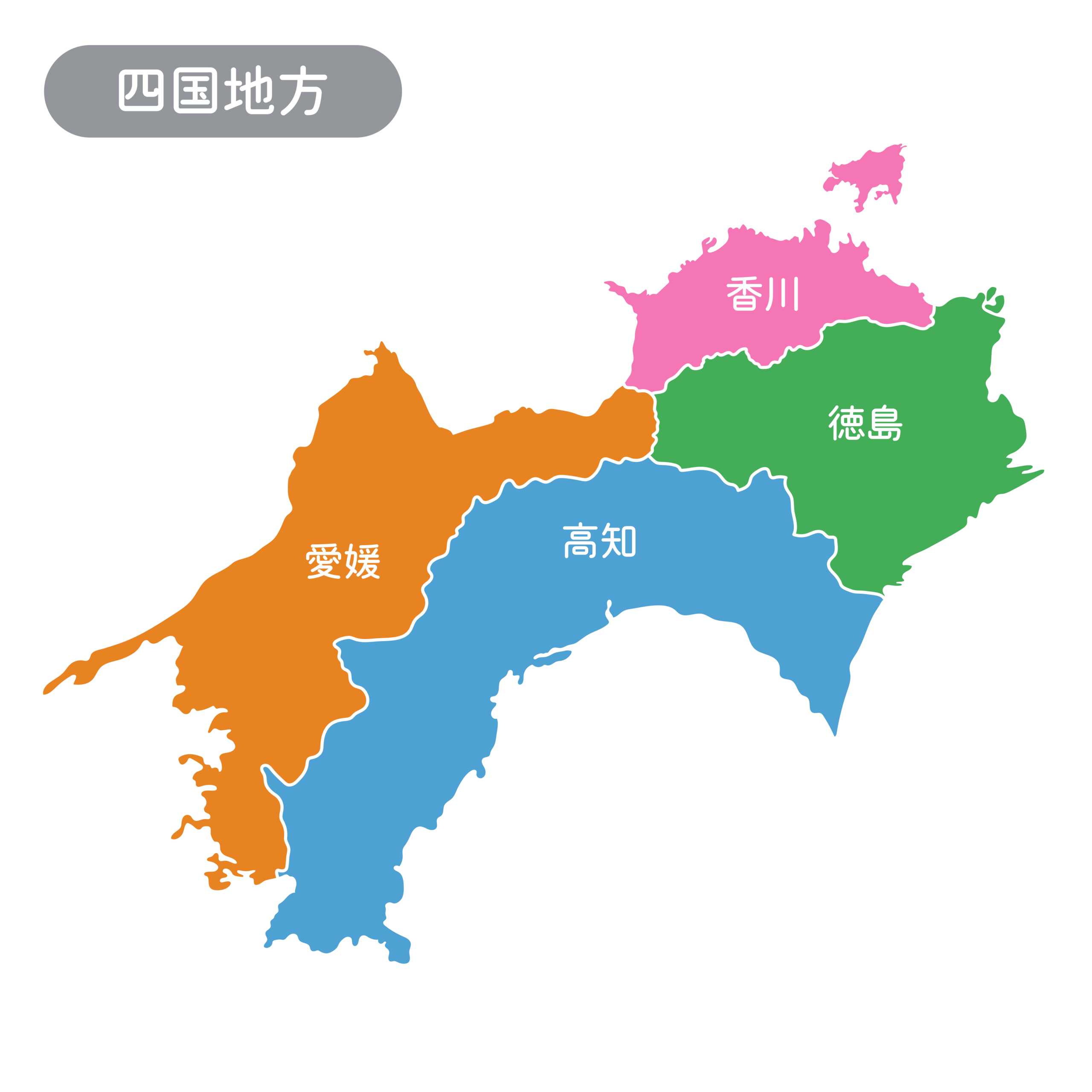 四国エリア地図