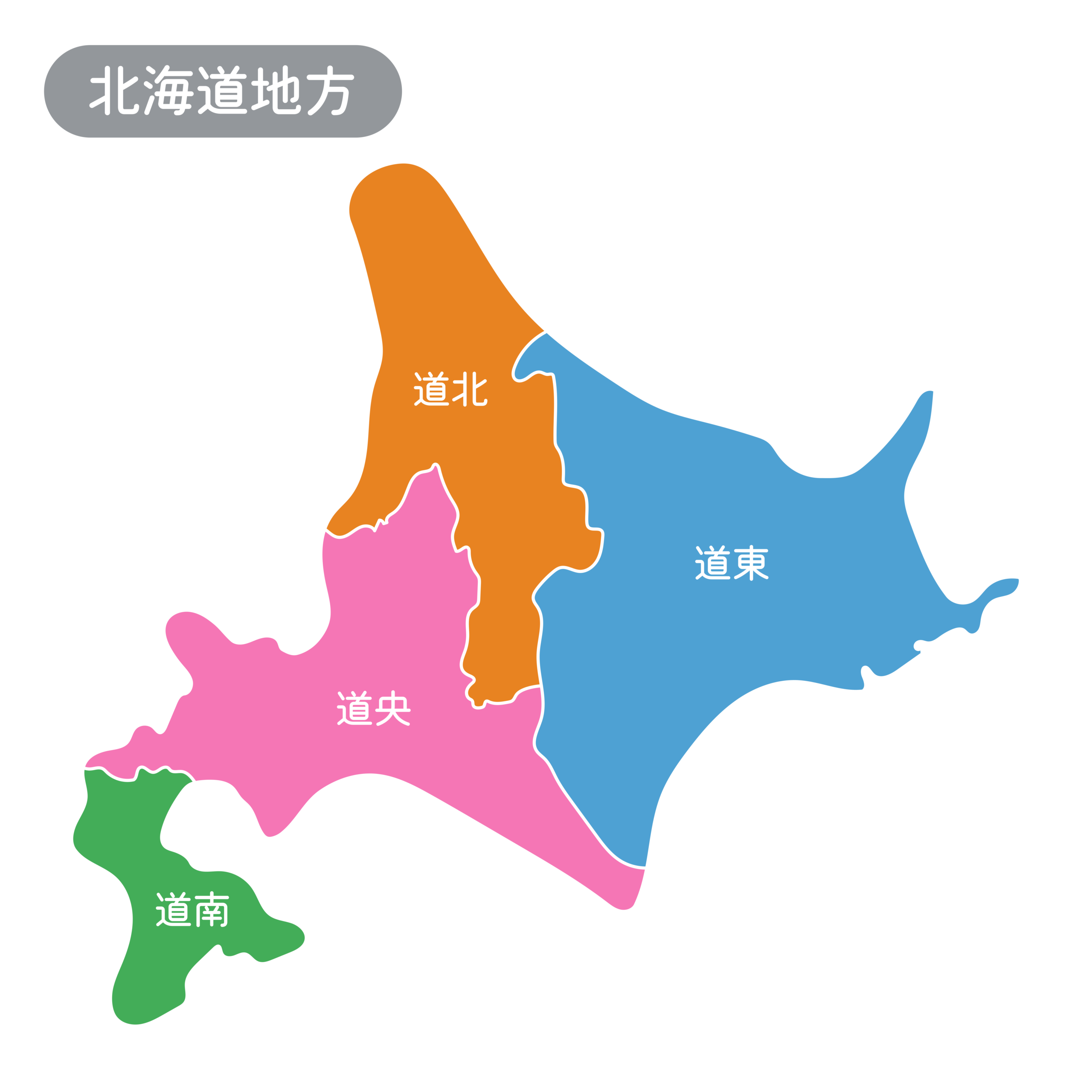 北海道エリア地図