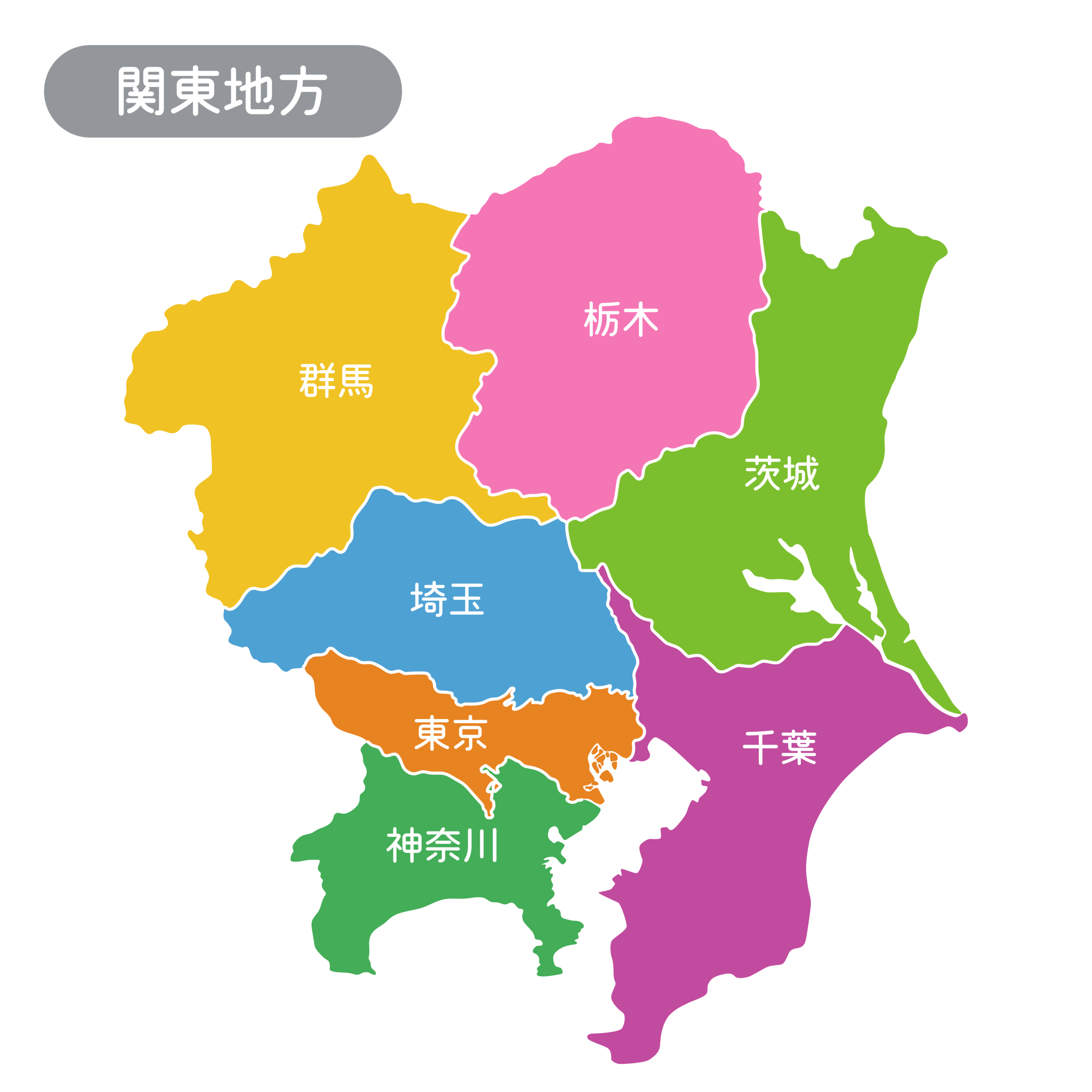 関東エリア地図