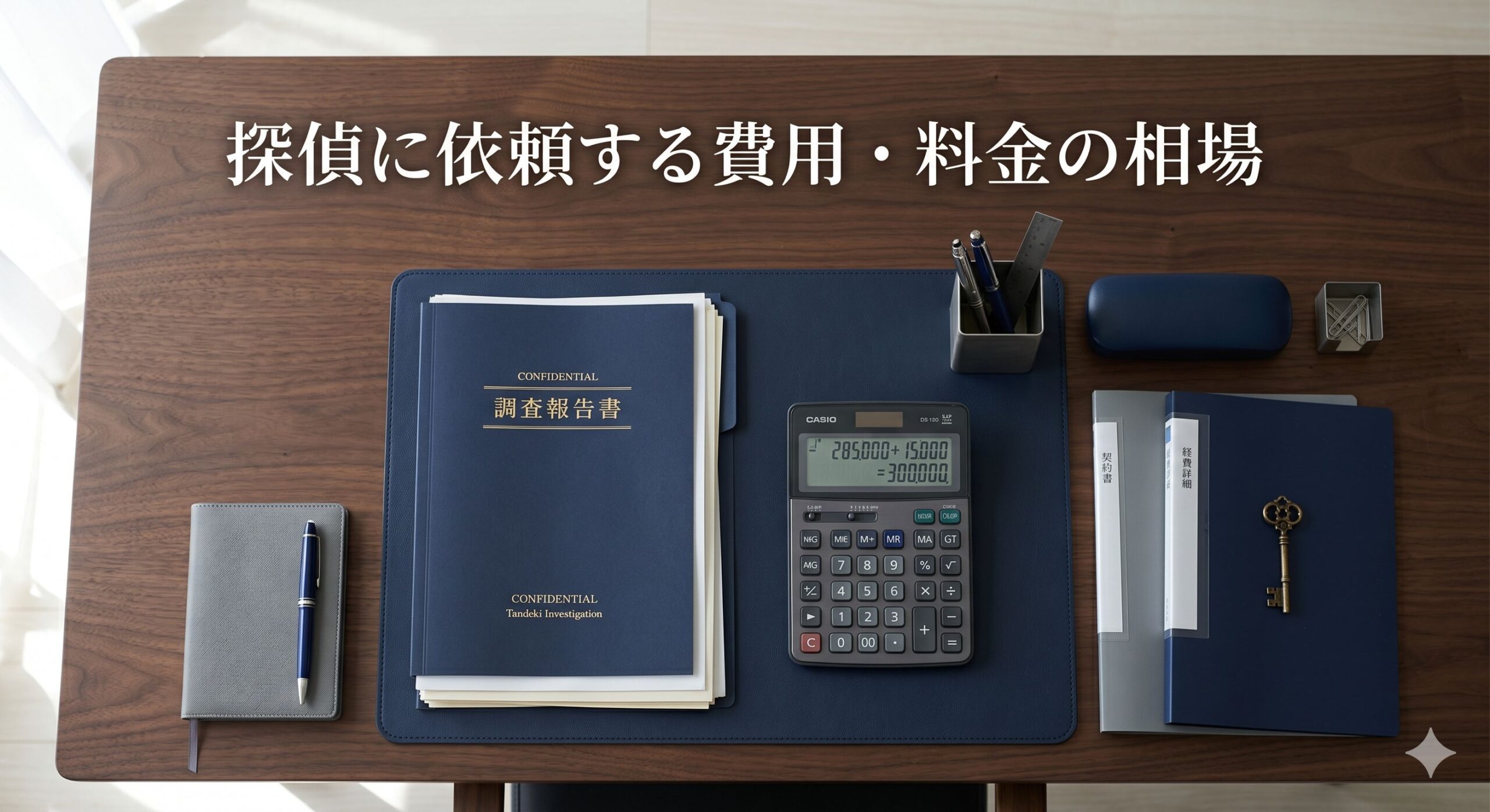 探偵に依頼する費用・料金の相場｜ミレナ探偵事務所